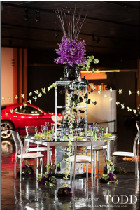First Place & People's Choice Winner Table: Pentagonal Glass Dining